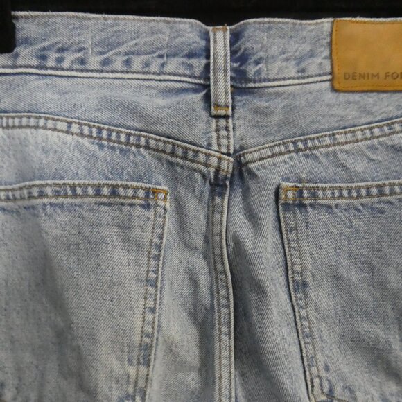 DENIM FORUM - The Jane 70's Super High Boot - 30L | size 28 | Blue Denim Jeans - Picture 11 of 16